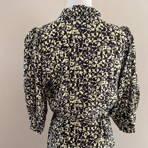 Ganni Wrap Midi Dress - Picture 8 of 14